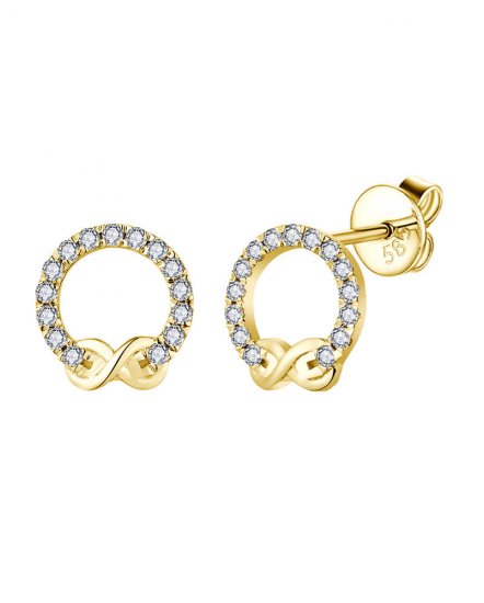 ROUND INFINITY DIAMOND STUDS (TE1934)